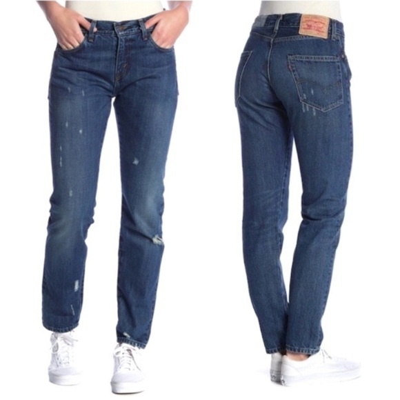 Levi’s LVC Vintage 505-0217 Selvedge Jeans Distressed Summer of Love 1967 - Picture 3 of 16